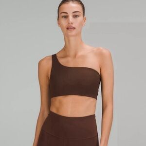 Lululemon Ribbed Nulu Asymmetric Sport-bra